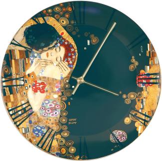 Goebel Wanduhr Gustav Klimt - Der Kuss, Uhr, Artis Orbis, Porzellan, Bunt, 31 cm, 67069021