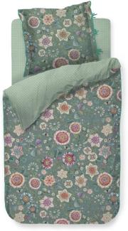 Pip Studio Bettwäsche-Set Viva Las Flores Grün (155x220cm) 320328