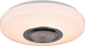 Deckenleuchte Deckenlampe Lampe LED MAIA Bluetooth Lautsprecher Farbwechsler ca. 33 cm