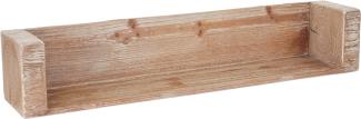 Wandregal HWC-A15, Hängeregal Bücherregal, Tanne Holz rustikal massiv MVG-zertifiziert ~ 60cm