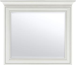 Garderobenspiegel Wandspiegel Spiegel VENEDIG Used Weiß 88 x 76 x 7 cm