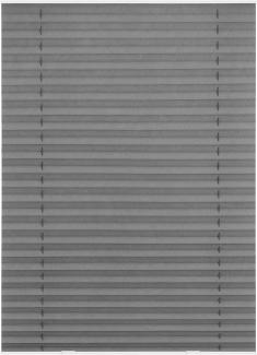 Lichtblick Dachfenster Plissee Haftfix, ohne Bohren, grau, 100 x 47,3 x 4 cm