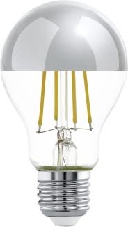 Eglo 110029 LED Filament Leuchtmittel E27 L:10. 6cm Ø:6cm 2700K klar, chrom