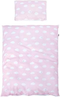 Roba ' Kleine Wolke' Bettwäsche 100 x 135 cm rosa