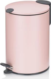 Kela Abfallbehälter Mats 3 Liter 23 x 17 cm Edelstahl rosa