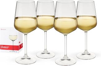 Spiegelau Style Weißweinglas, 4er Set, Weinglas, Weißweinkelch, Weinkelch, Kristallglas, 440 ml, 4670182