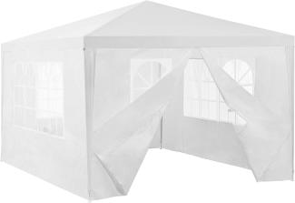 Pavillon Wedau 400x300x255 cm Weiß casa. pro