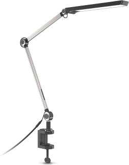 LED Klemmleuchte dimmbar Schreibtisch-Lampe CCT schwenkbar Leselampe schwarz 9W