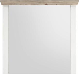 Garderobenspiegel Rovola in Pinie weiß 107 x 110 cm