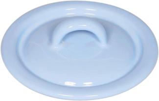 Riess Deckel Emaille Pastell Blau 9cm