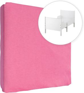 Baby Comfort Jersey 100% Baumwolle Spannbettlaken für 160x80 cm Kleinkind Junior Bett Matratze (Pink)