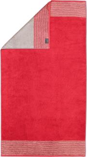 Cawö Handtuch Two-Tone | Duschtuch 80x150 cm | bordeaux