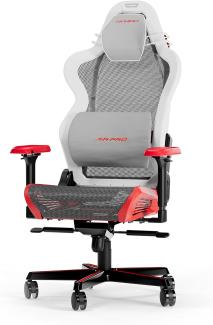 DXRacer (das Orginal) Air R1S Gaming Stuhl, Mesh, Weiß-rot-schwarz-grau, 200 cm