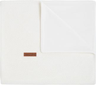 BO Baby's Only - 100x135 cm - Gitterbettdecke aus Baumwolle - TOG 1.1 - für Jungen und Mädchen - Wollweiß