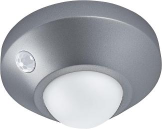 LEDVANCE LED Batteriebetriebene Leuchte, Leuchte für Innenanwendungen, Bewegungssensor, Tag-Nacht-Sensor, 86,0 mm x 47,0 mm, NIGHTLUX Ceiling, Silber