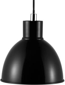 Nordlux Pop Pendelleuchte E27, 21,5cm rund, schwarz