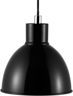 Nordlux Pop Pendelleuchte E27, 21,5cm rund, schwarz