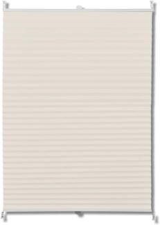 Plissee Faltrollo Rollo Jalousie Plisseerollo 90x200cm Creme