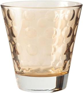 Leonardo Optic Whiskeybecher, Whiskyglas, Tumbler, Made in Germany, Glas, Marrone, 140 ml, 17992