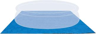 Intex Pool Ground Cloth - Pool Bodenplane - 4,72 m² - Für Easy Set und Frame Pools von 244 - 457 cm, Blau, 472 x 472 cm