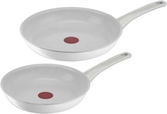 Tefal Natural chef Frypan set 24 & 28 cm Grey