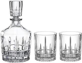 Spiegelau Perfect Serve Collection Perfect Whisky, 3-tlg, Whiskyflasche, Whiskyglas, Kristallglas, 4500198