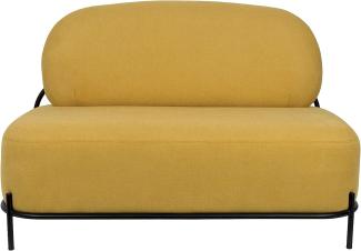 WHITE LABEL LIVING Polly Lounge Sofa Retro Look in Gelb