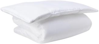 Baby-Komfortbettdecke/Bettdecke und Kissen für Kinderbett/Kinderbett (120 x 90 cm), Weiß