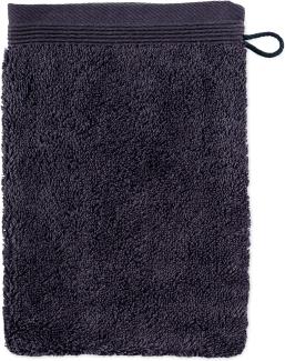 möve Superwuschel Waschhandschuh 20 x 15 cm aus 100% Baumwolle, dark grey