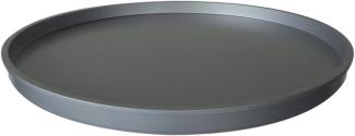 Kartell 4959SI Abschlußplatte für Baukastenelement Componibili rund undurchsichtig Durchmesser 42 x 2,9 cm ABS, silber