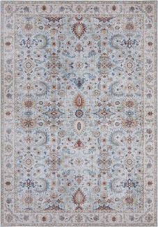 Vintage Teppich Vivana Himmelblau 160x230 cm