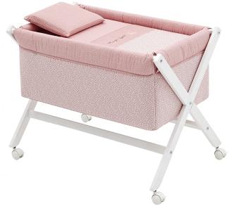 Cambrass 46008 Small Bed X Wood Une Forest Pink/White 55x87x74 cm, rosa