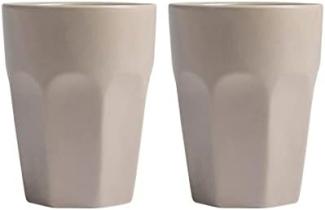 GUSTA Becher 220ml beige 2er Set 900583