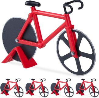5 x Fahrrad Pizzaschneider rot 10025811