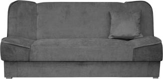 Mirjan24 'Gemini' Sofa mit Schlaffunktion und Bettkasten, Zetta 305 grau, 80x175x80cm
