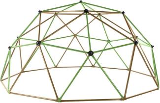 HOME DELUXE Klettergerüst MATTI - - Farbe: Grün/Bronze - ⌀ 305 cm - Belastbar bis 340 kg I Kletterturm Reckstangen Kinderspielzeug