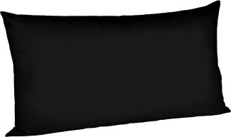 Fleuresse Interlock-Jersey-Kissenbezug uni colours schwarz 941 40/80