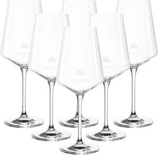 Leonardo PUCCINI Weißweinglas 0,2 l geeicht 6er Set "Gastro-Edition"