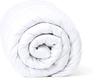 Bettdecke Winterdecke 140 x 200 cm – Steppdecken Schlafdecke warm Steppbettdecke Weiß