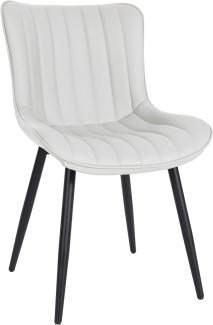 Stuhl Largo Kunstleder (Farbe: weiß)