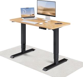 Höhenverstellbarer Schreibtisch (160 x 80 cm) - Schreibtisch Höhenverstellbar Elektrisch mit Flüsterleisem Dual-Motor & Touchscreen - Hohe Tragfähigkeit - Stehtisch von Desktronic