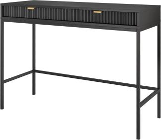 Schreibtisch / Schminktisch Sivone T104 (Farbe: schwarz)