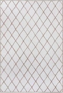 In- & Outdoor Wendeteppich Malaga Beige Creme - 200x290x0,5cm