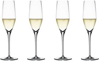 Spiegelau Authentis Sektkelch, 4er Set, Proseccokelch, Champagnerkelch, Sektglas, Proseccoglas, Champagnerglas, Kristallglas, 190 ml, 4400187