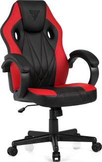 SENSE7 Prism black and red armchair