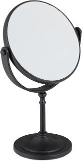 Kosmetikspiegel mit Vergrößerung schwarz 10039297