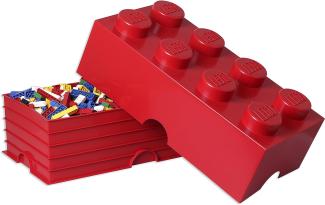 Lego 'Storage Brick 8' Aufbewahrungsbox rot