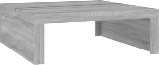 Couchtisch Grau Sonoma 100x100x35 cm Holzwerkstoff [815997]