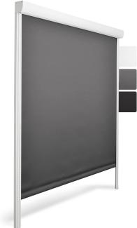 Sol Royal PVC Kassettenrollo SolReflect K24 Anthrazit, 175x100x4. 2 cm