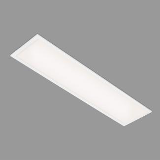 BRILONER - LED Deckenlampe ultraflach, neutralweiße Lichtfarbe, 22 Watt, 2400 Lumen, LED Lampe, LED Deckenleuchte, Wohnzimmerlampe, LED Panel, Küchenlampe, Deckenbeleuchtung, 100x25x6 cm, Weiß